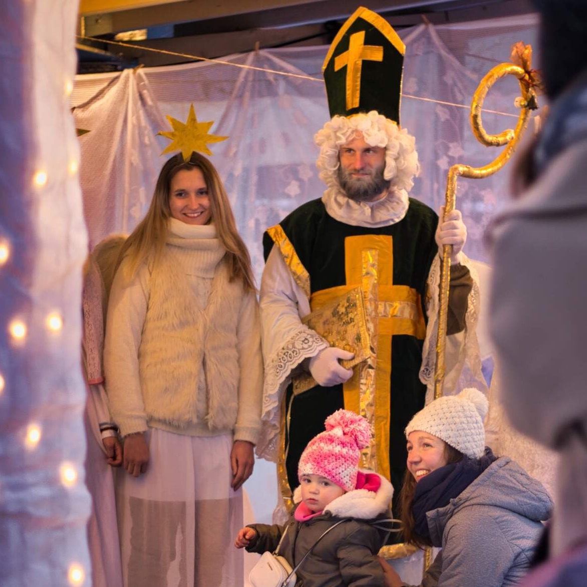 Mikulášská návštěva ve Farské zahradě